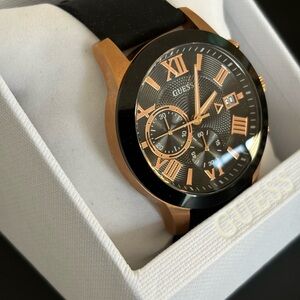 Guess Black and Bronze Watch